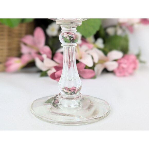 Vintage Libbey Clear Glass Sherbet Champagne Coupe MCM 1950s Minimalist Barware - Picture 4 of 8